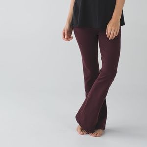 Lululemon Maroon Groove Pants
